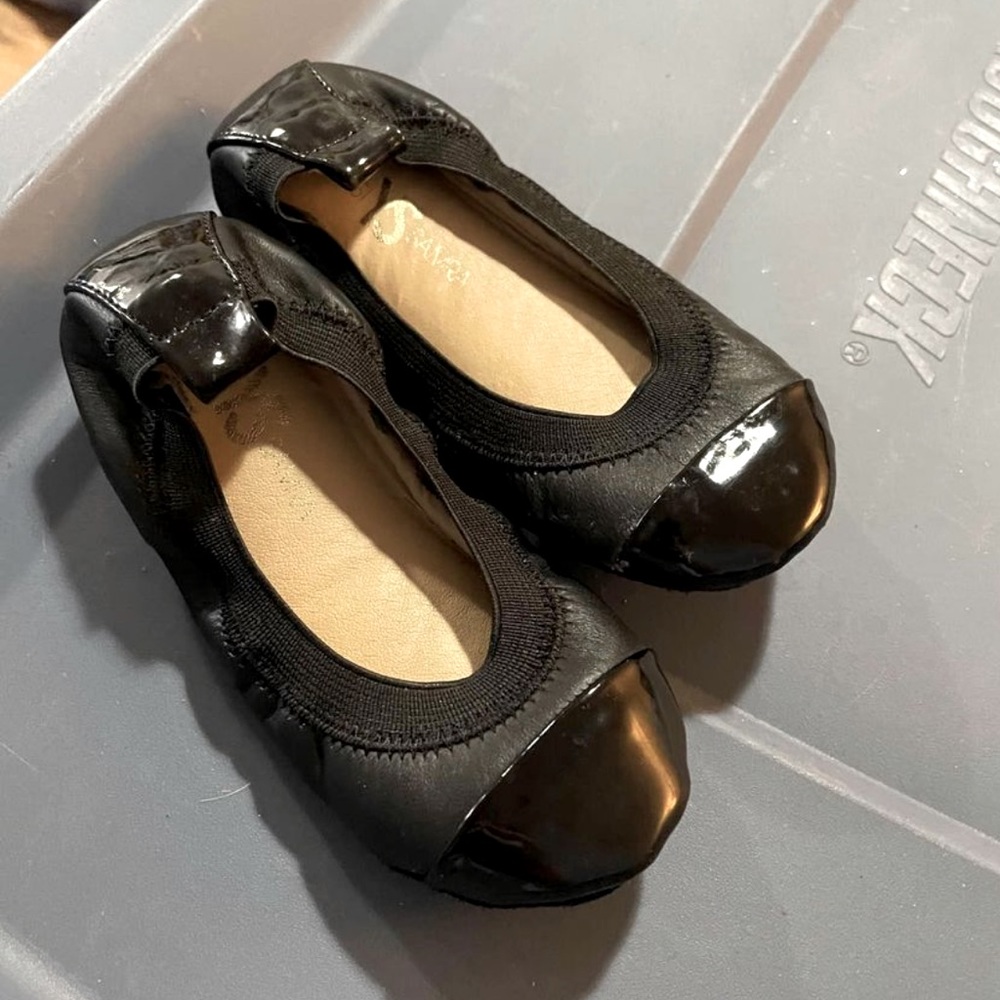 Toddler Black Flats